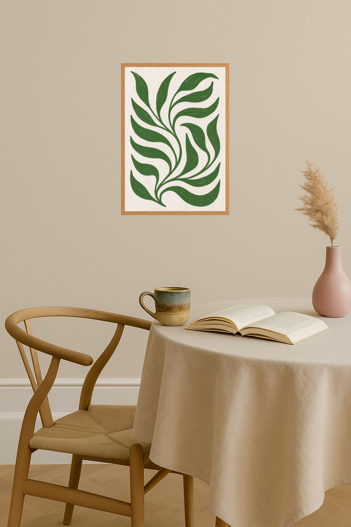 Poster mockup - Single poster in Nordic interior