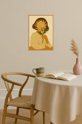 Poster mockup - Single poster in Nordic interior