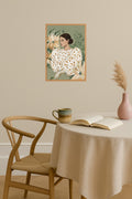 Poster mockup - Single poster in Nordic interior