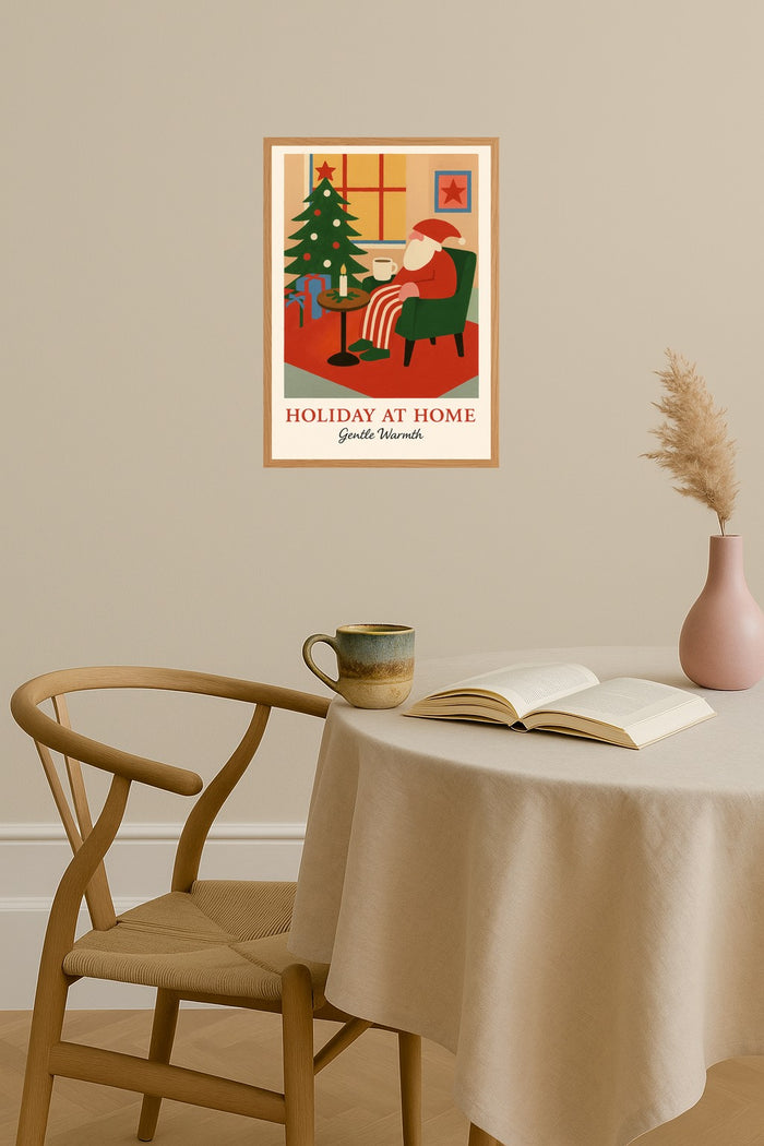 Poster mockup - Single poster in Nordic interior