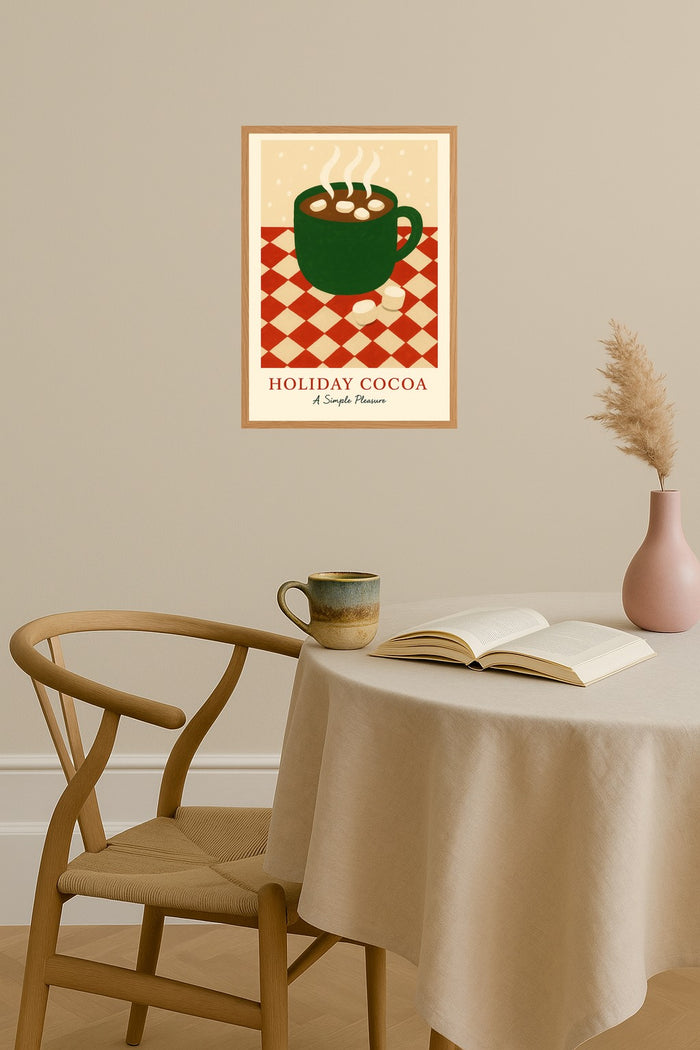 Poster mockup - Single poster in Nordic interior