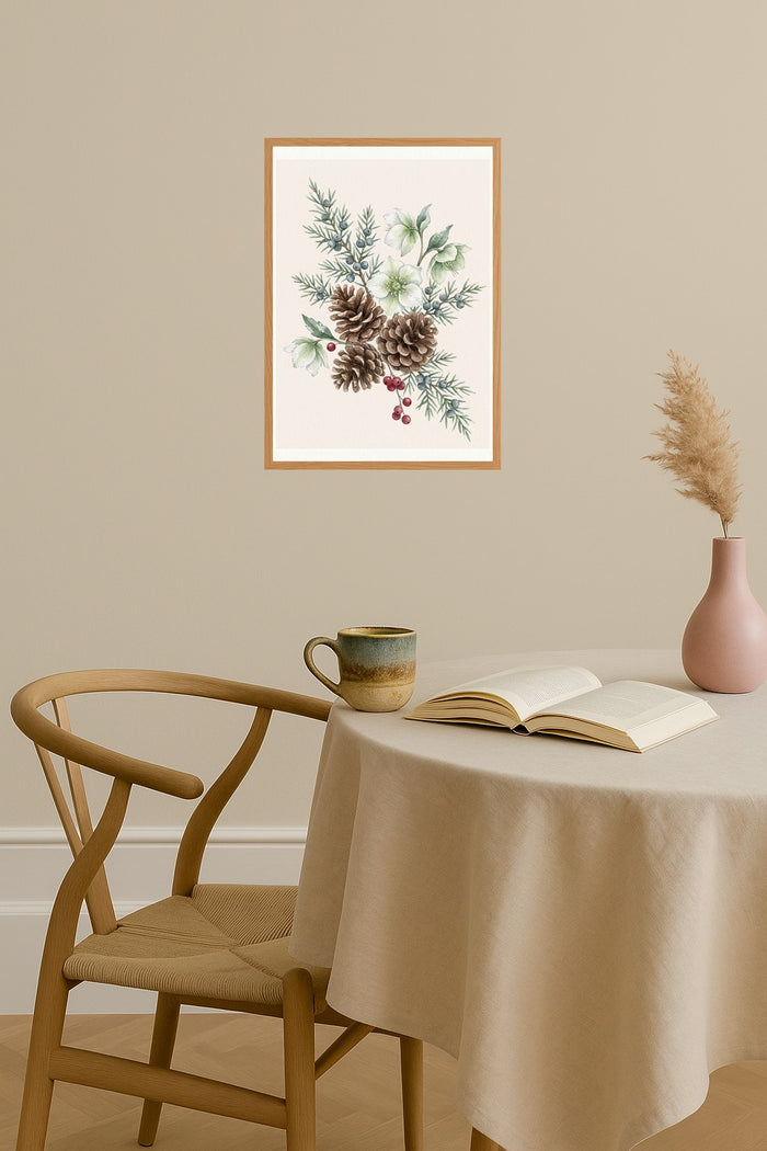 Poster mockup - Single poster in Nordic interior