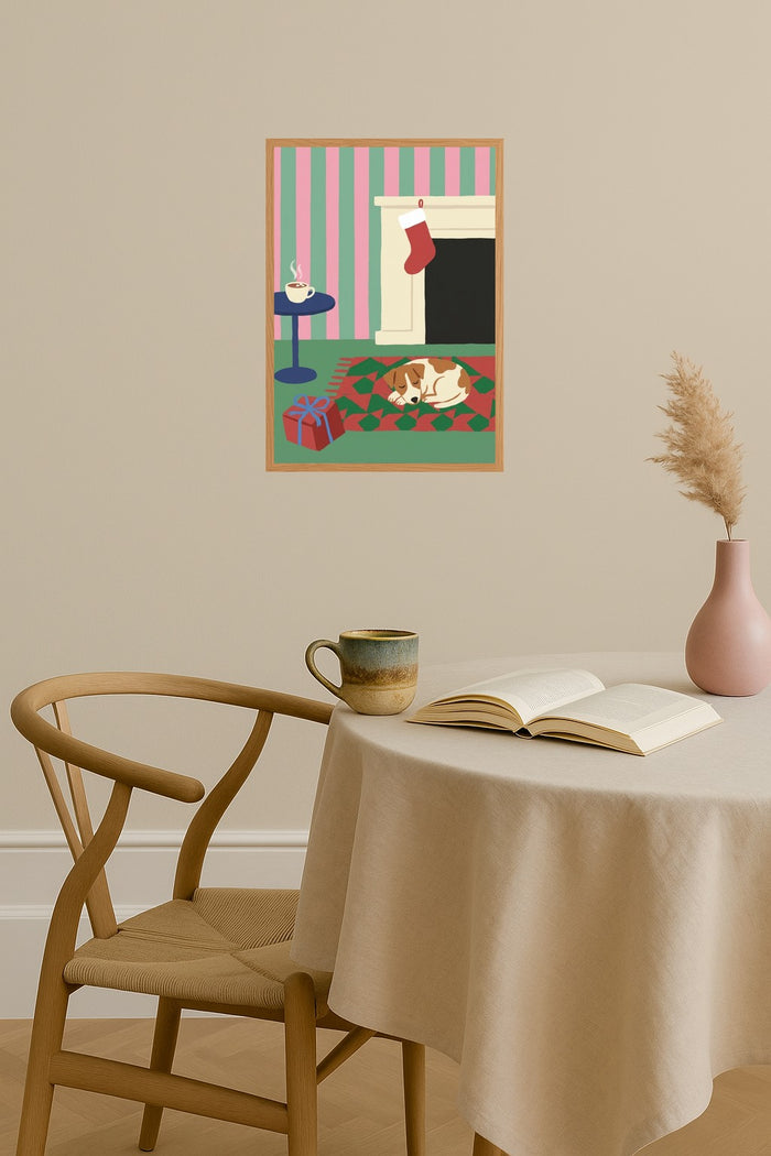 Poster mockup - Single poster in Nordic interior