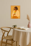 Poster mockup - Single poster in Nordic interior
