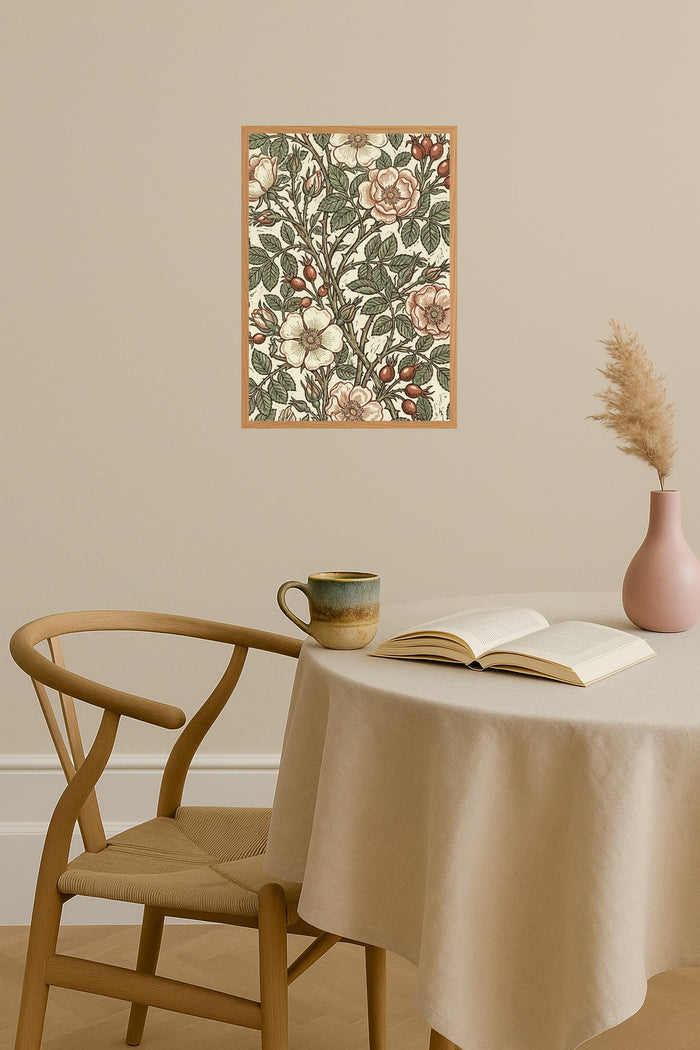 Poster mockup - Single poster in Nordic interior