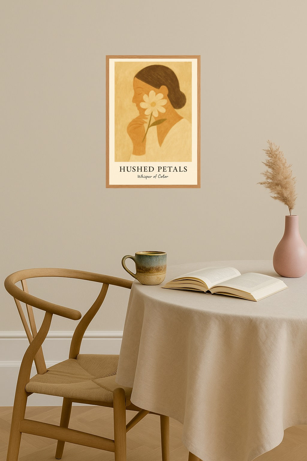 Poster mockup - Single poster in Nordic interior