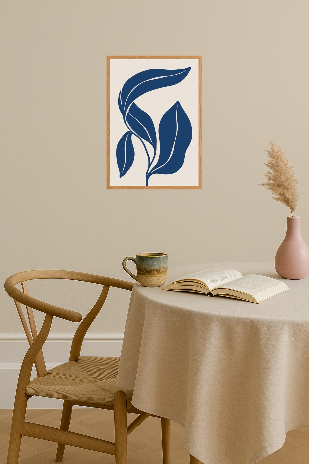 Poster mockup - Single poster in Nordic interior