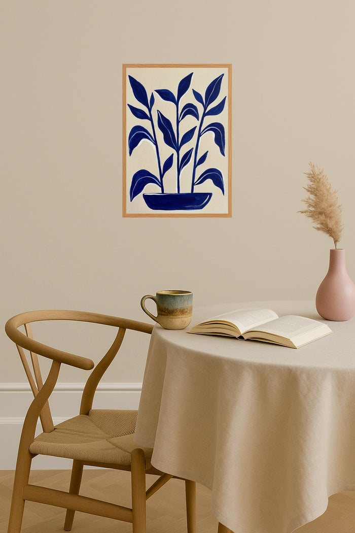 Poster mockup - Single poster in Nordic interior