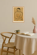 Poster mockup - Single poster in Nordic interior
