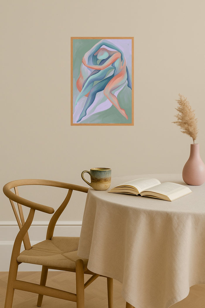 Poster mockup - Single poster in Nordic interior
