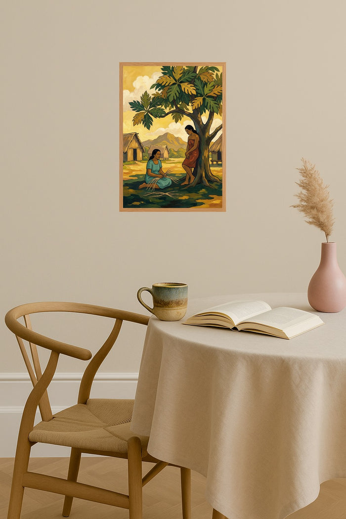 Poster mockup - Single poster in Nordic interior