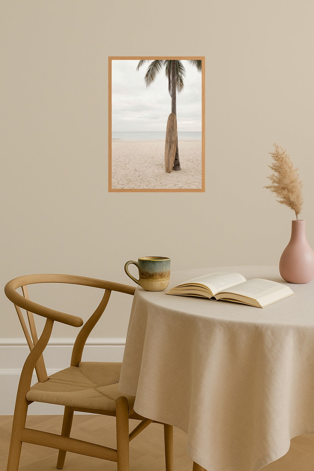 Poster mockup - Single poster in Nordic interior