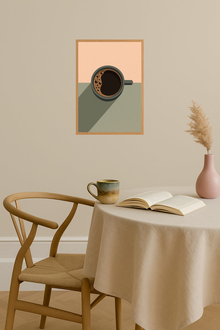 Poster mockup - Single poster in Nordic interior