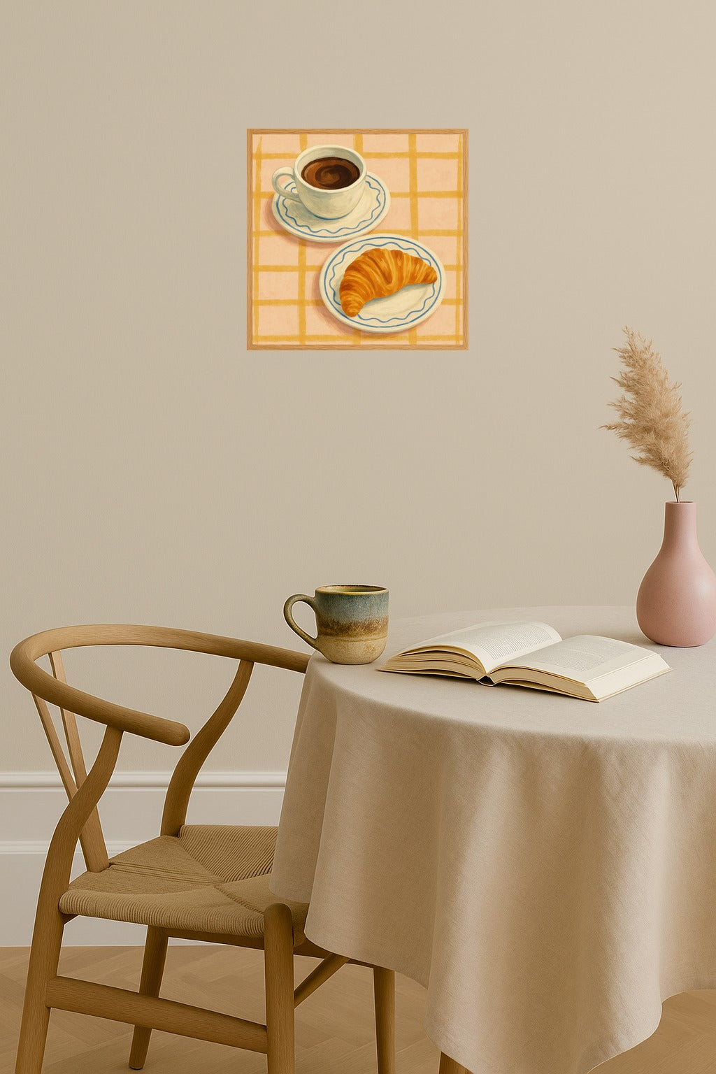 Poster mockup - Single poster in Nordic interior