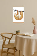 Poster mockup - Single poster in Nordic interior