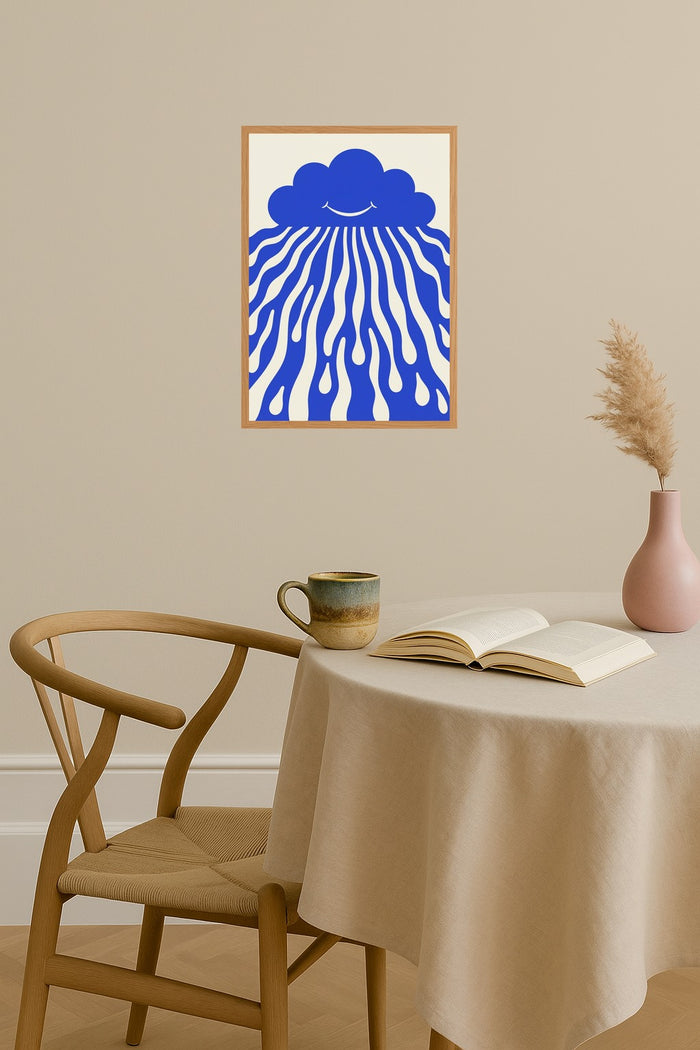 Poster mockup - Single poster in Nordic interior