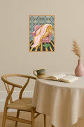 Poster mockup - Single poster in Nordic interior