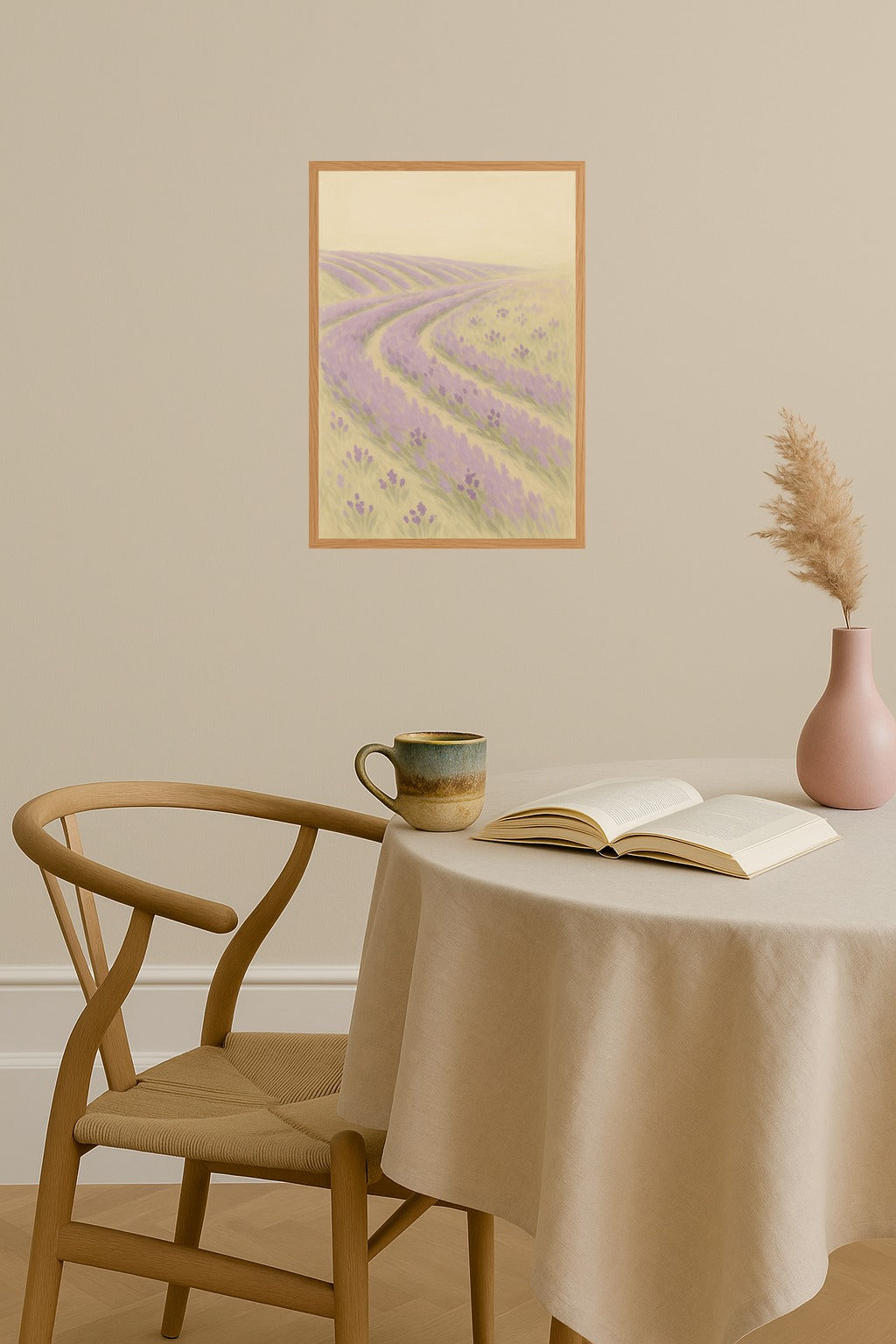 Poster mockup - Single poster in Nordic interior
