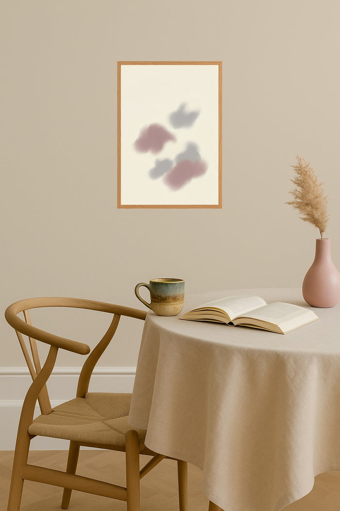 Poster mockup - Single poster in Nordic interior