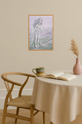 Poster mockup - Single poster in Nordic interior
