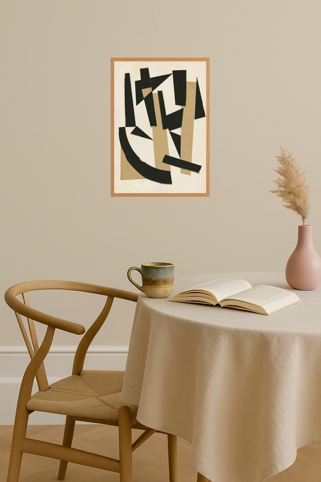 Poster mockup - Single poster in Nordic interior