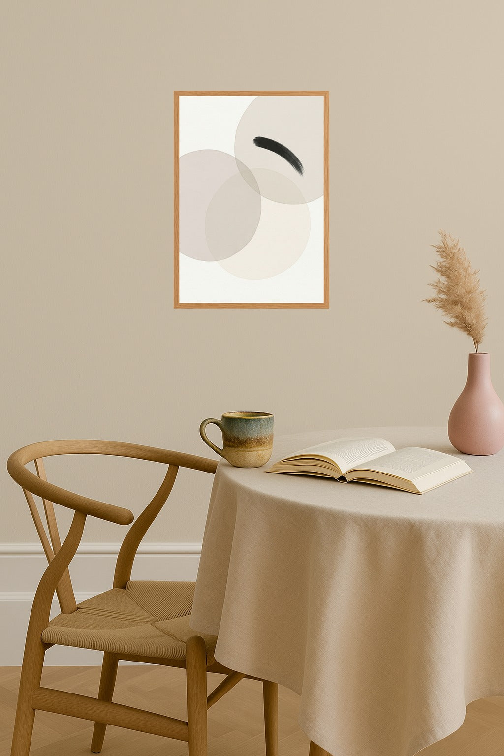 Poster mockup - Single poster in Nordic interior