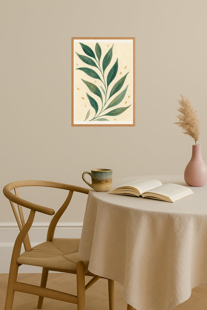 Poster mockup - Single poster in Nordic interior