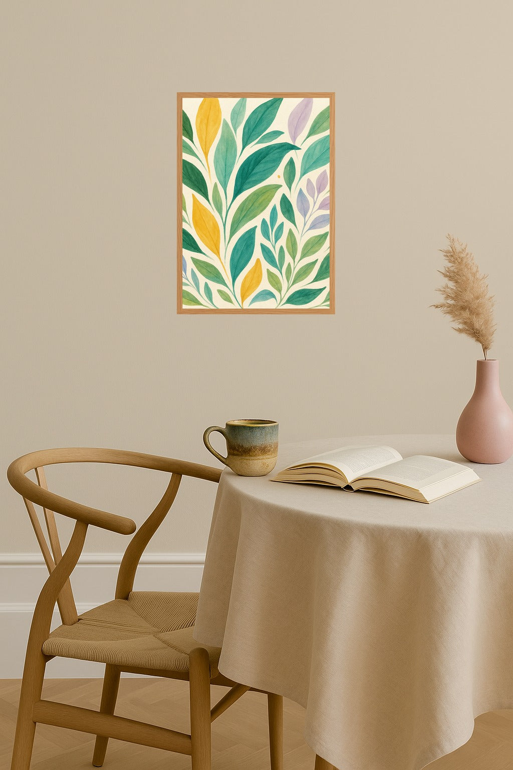 Poster mockup - Single poster in Nordic interior