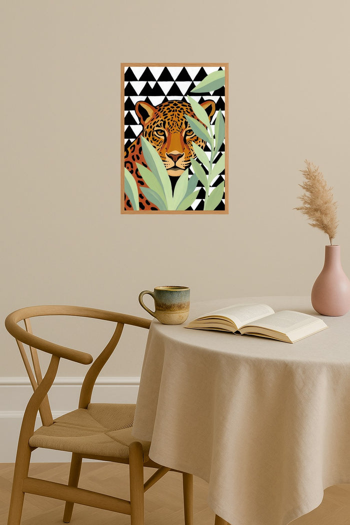 Poster mockup - Single poster in Nordic interior