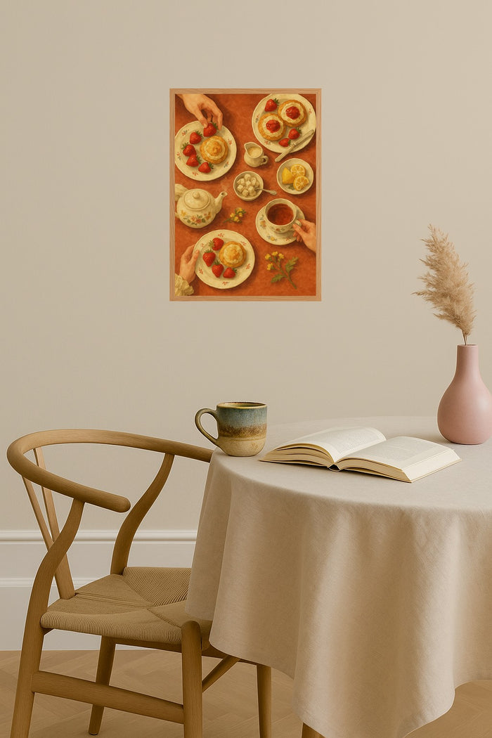 Poster mockup - Single poster in Nordic interior