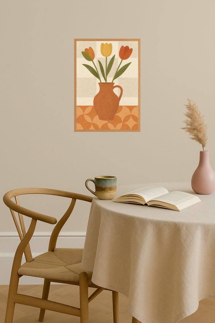 Poster mockup - Single poster in Nordic interior