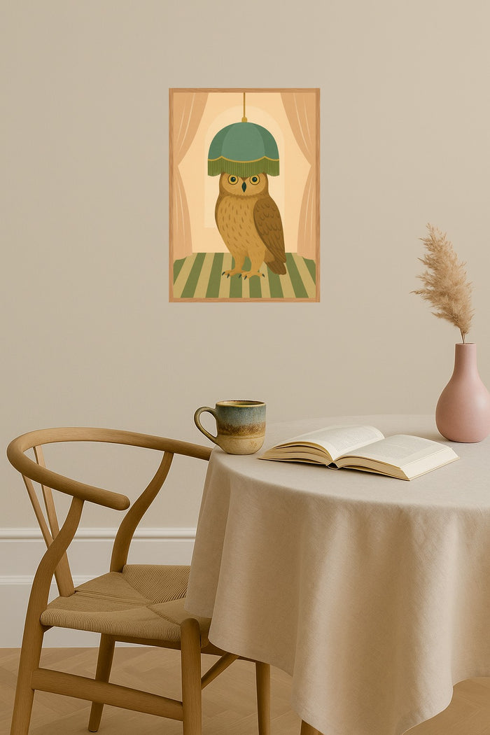 Poster mockup - Single poster in Nordic interior