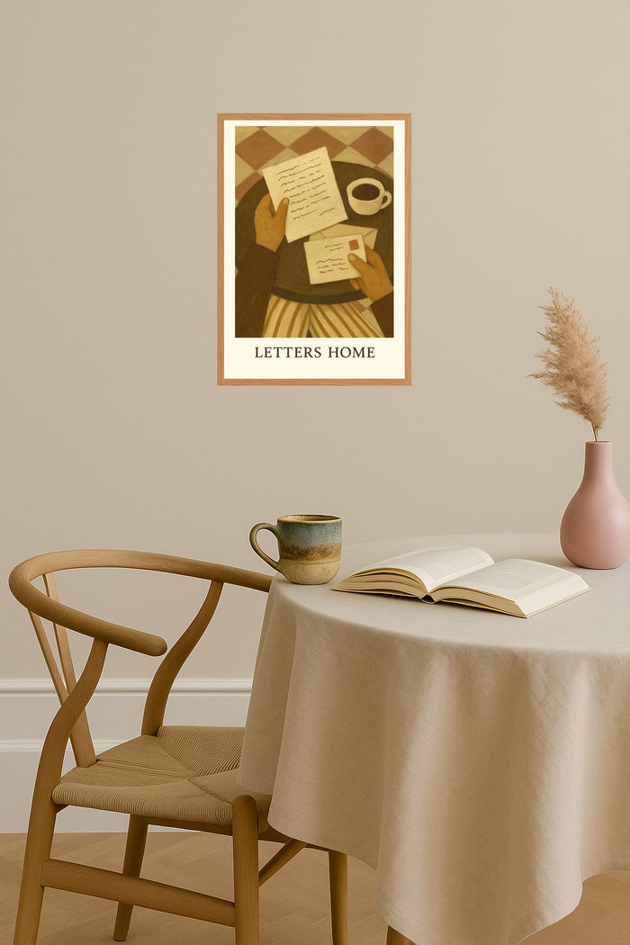 Poster mockup - Single poster in Nordic interior