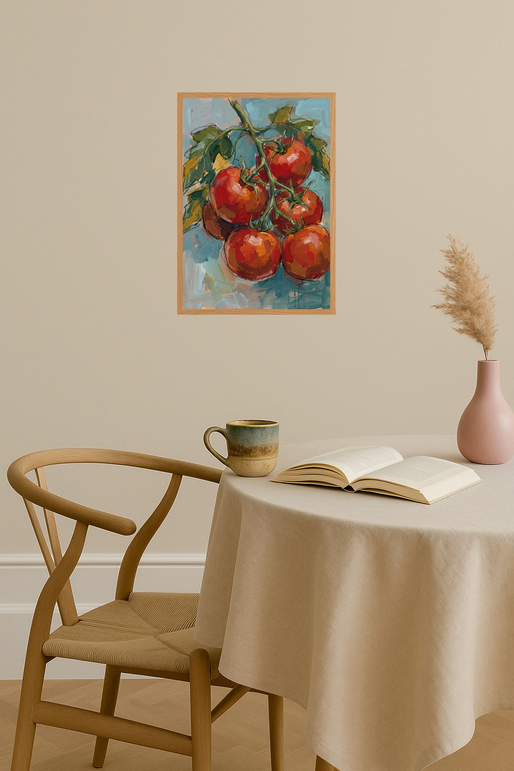 Poster mockup - Single poster in Nordic interior