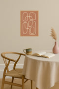 Poster mockup - Single poster in Nordic interior