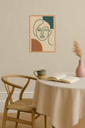 Poster mockup - Single poster in Nordic interior
