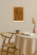 Poster mockup - Single poster in Nordic interior