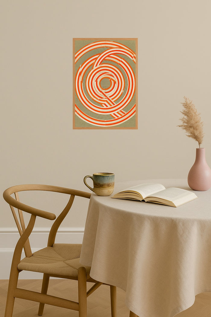 Poster mockup - Single poster in Nordic interior