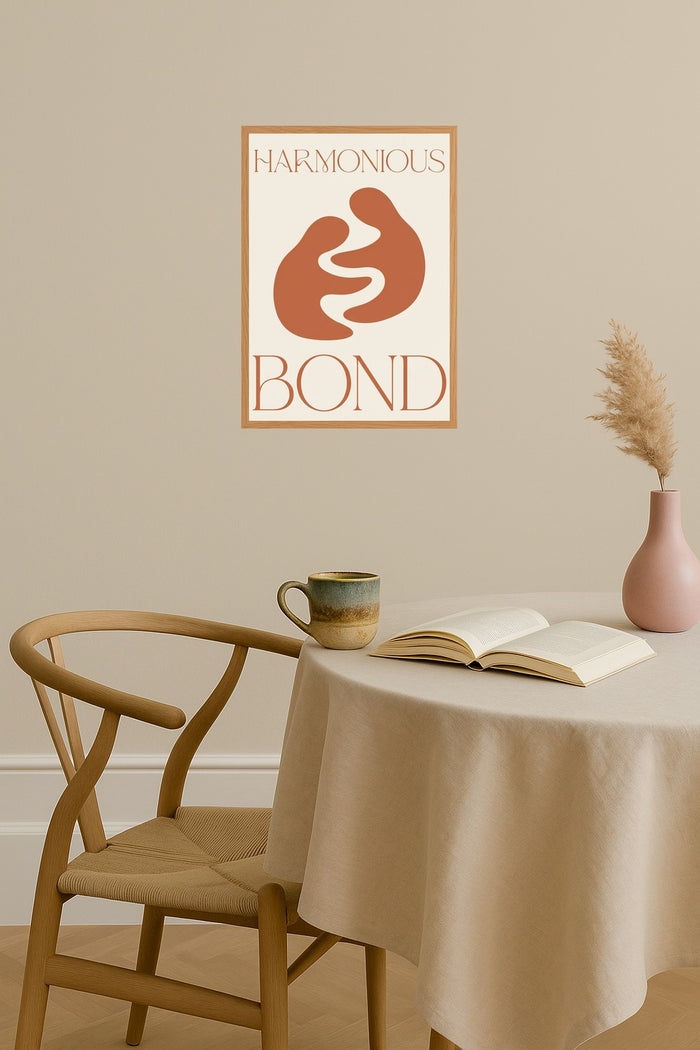 Poster mockup - Single poster in Nordic interior