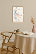 Poster mockup - Single poster in Nordic interior