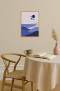 Poster mockup - Single poster in Nordic interior