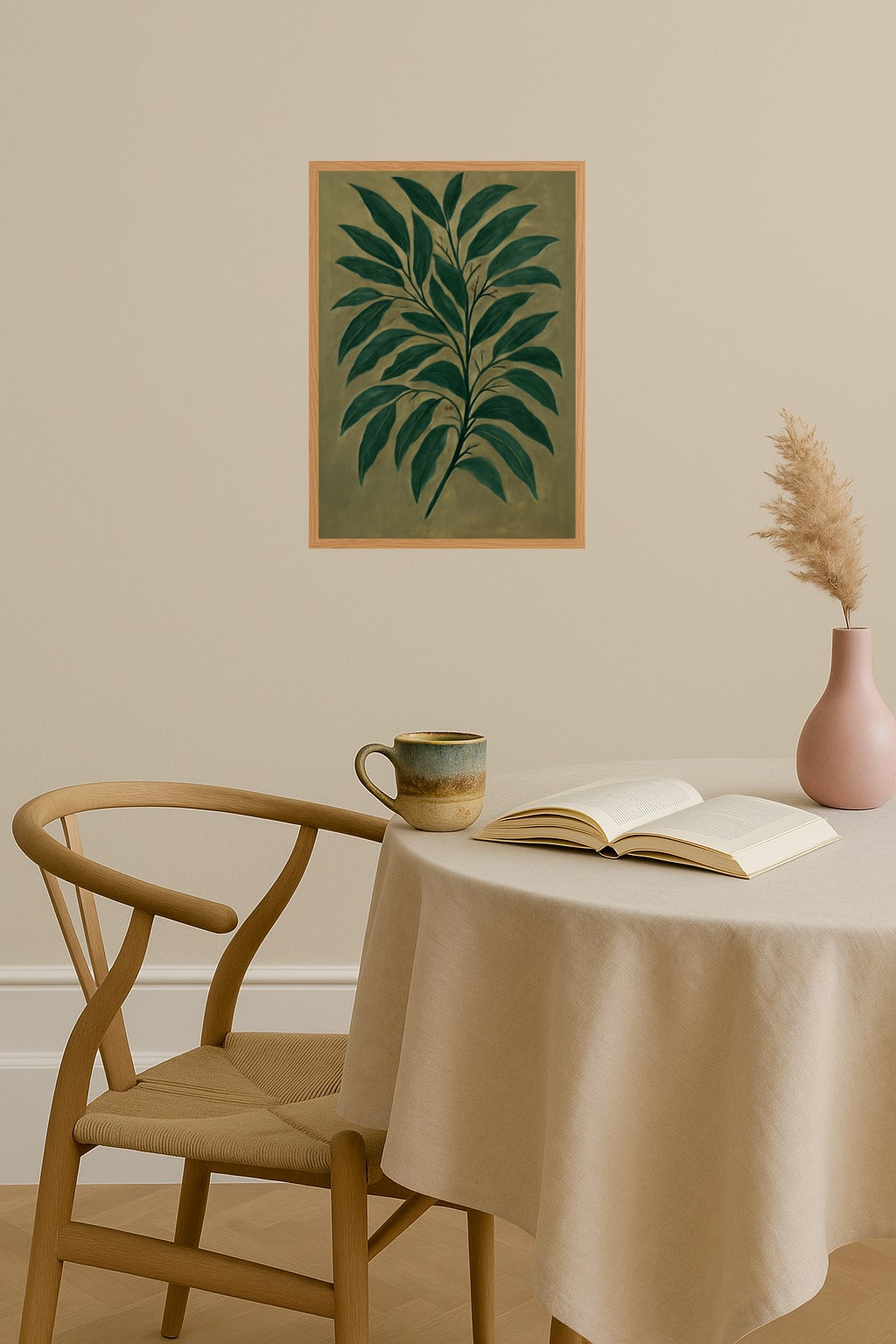 Poster mockup - Single poster in Nordic interior