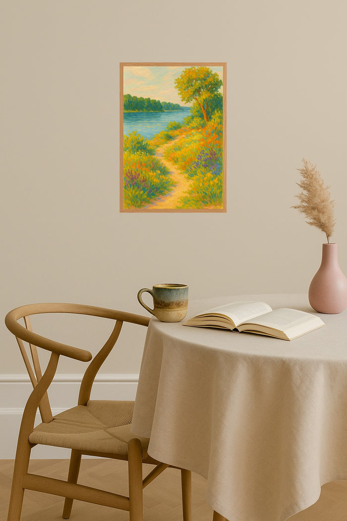 Poster mockup - Single poster in Nordic interior