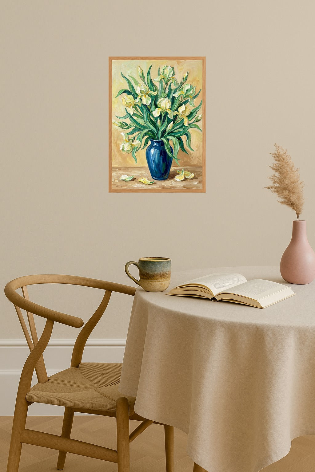 Poster mockup - Single poster in Nordic interior