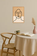 Poster mockup - Single poster in Nordic interior
