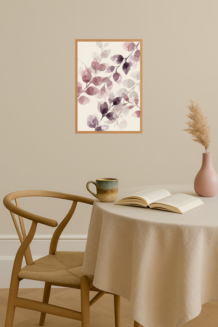 Poster mockup - Single poster in Nordic interior
