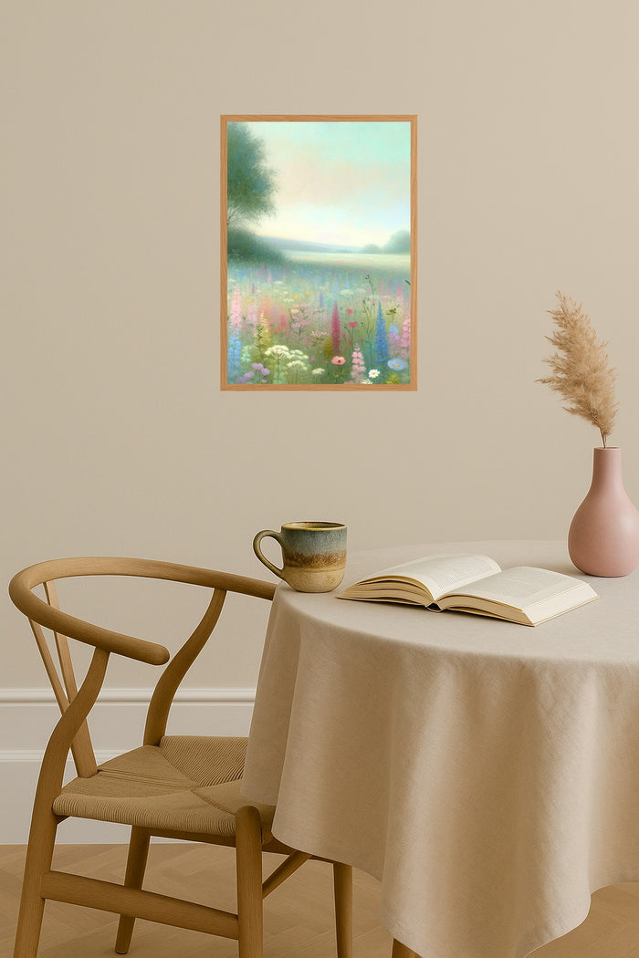 Poster mockup - Single poster in Nordic interior