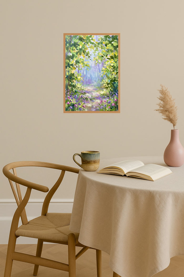 Poster mockup - Single poster in Nordic interior