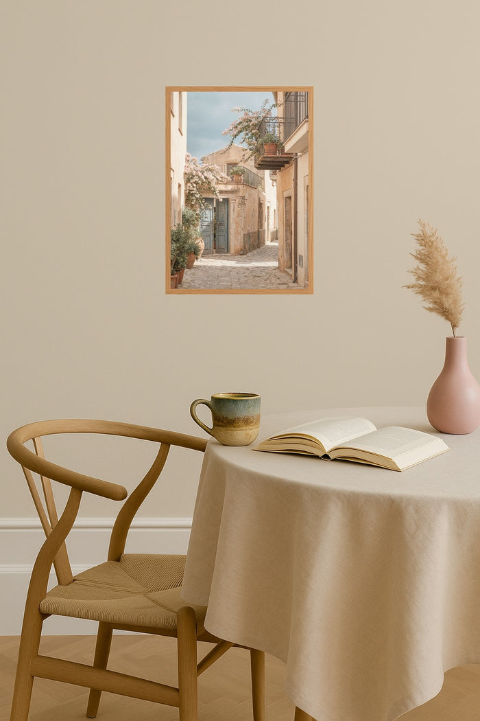 Poster mockup - Single poster in Nordic interior