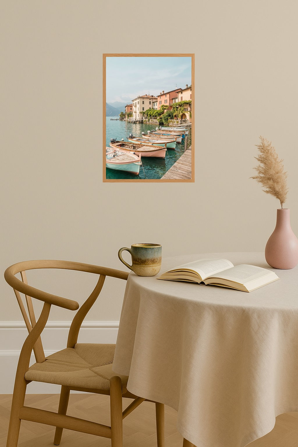 Poster mockup - Single poster in Nordic interior